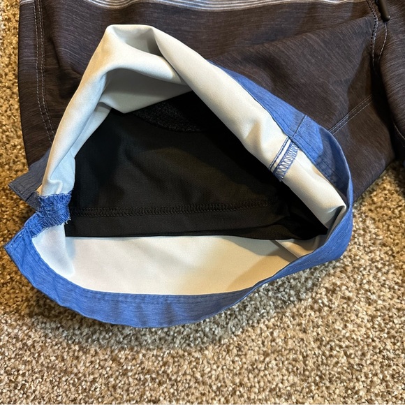 Hurley Volley Boardshorts - Size Medium- Gray and Blue - Picture 3 of 10